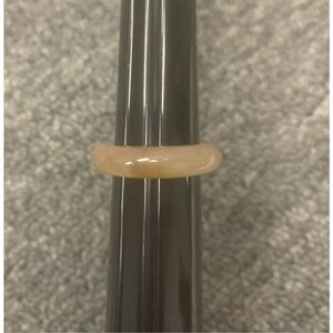 Tan Acrylic Statement Ring